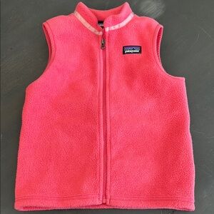 Patagonia kids size 5 Pink Synchilla Fleece Vest